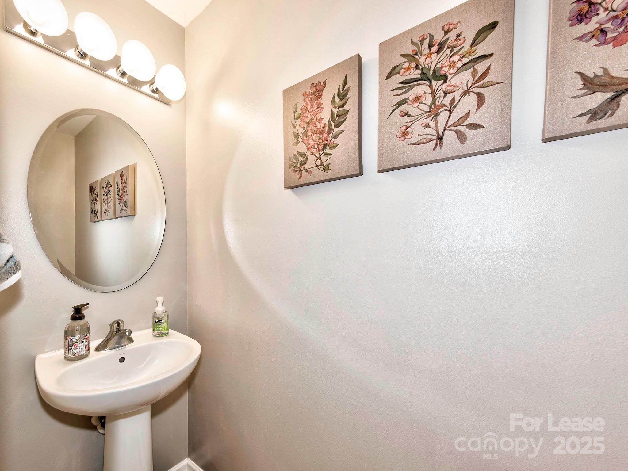 11316 Morgan Valley Lane Charlotte, NC 28270 - Photo 13 of 33 a bathroom with a sink and a mirror