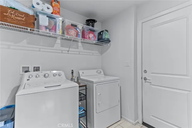 a view of a porch with seating space