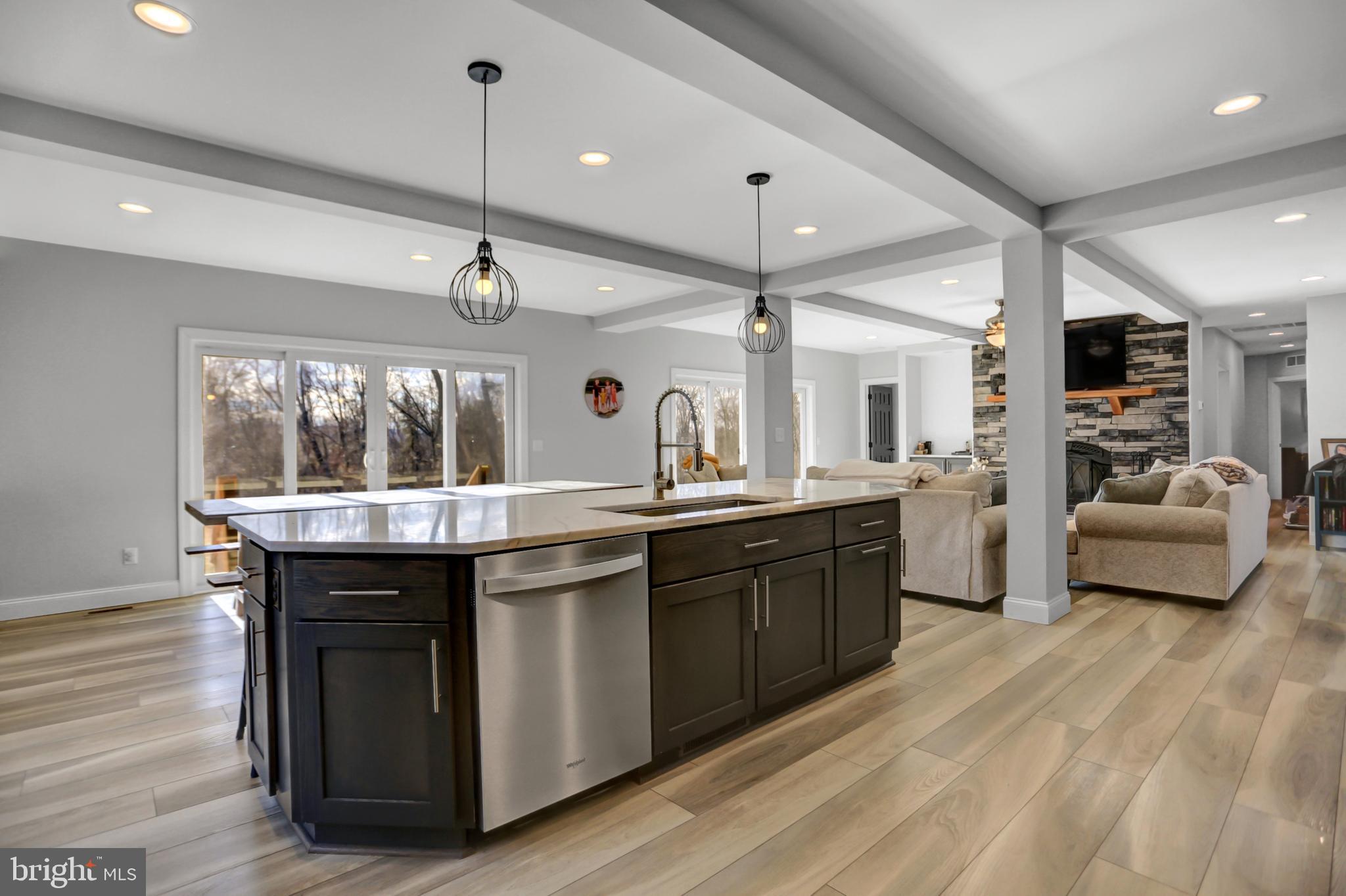 15008 Honodel Road Waynesboro, PA 17268 - Photo 23 of 54 Massive kitchen island with farm sink