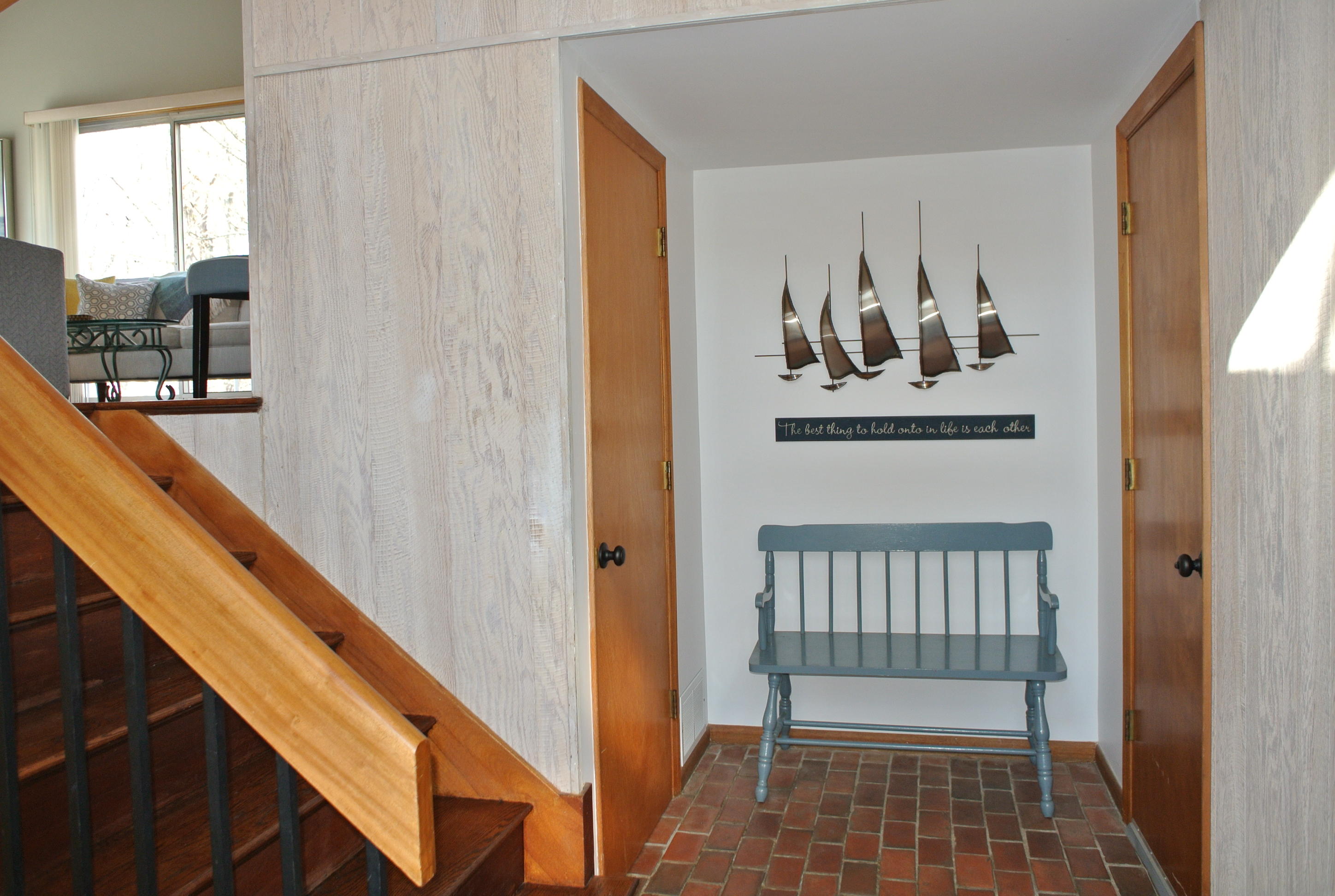 163 Greensward Road Mashpee, MA 02649 - Photo 3 of 37 a view of a hallway with interior of the house