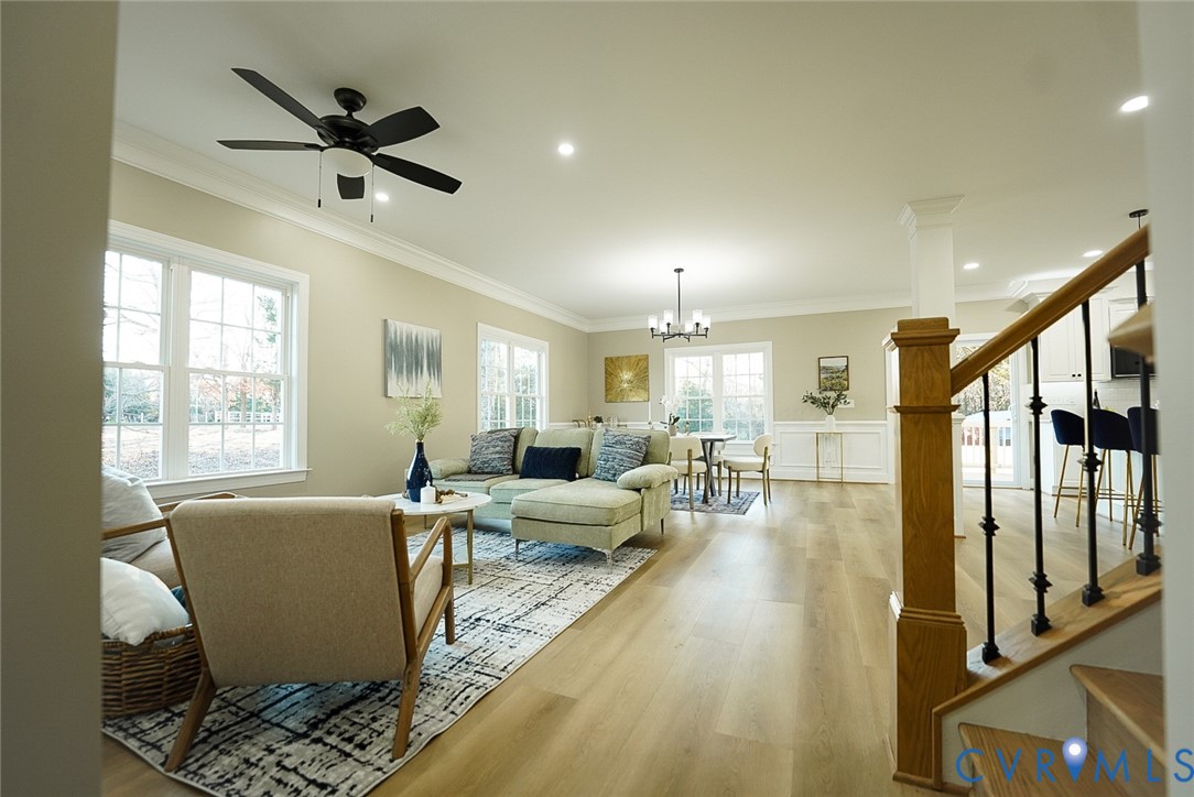 2328 Pocoshock Boulevard North Chesterfield, VA 23235 - Photo 4 of 29 a living room with furniture and a large window