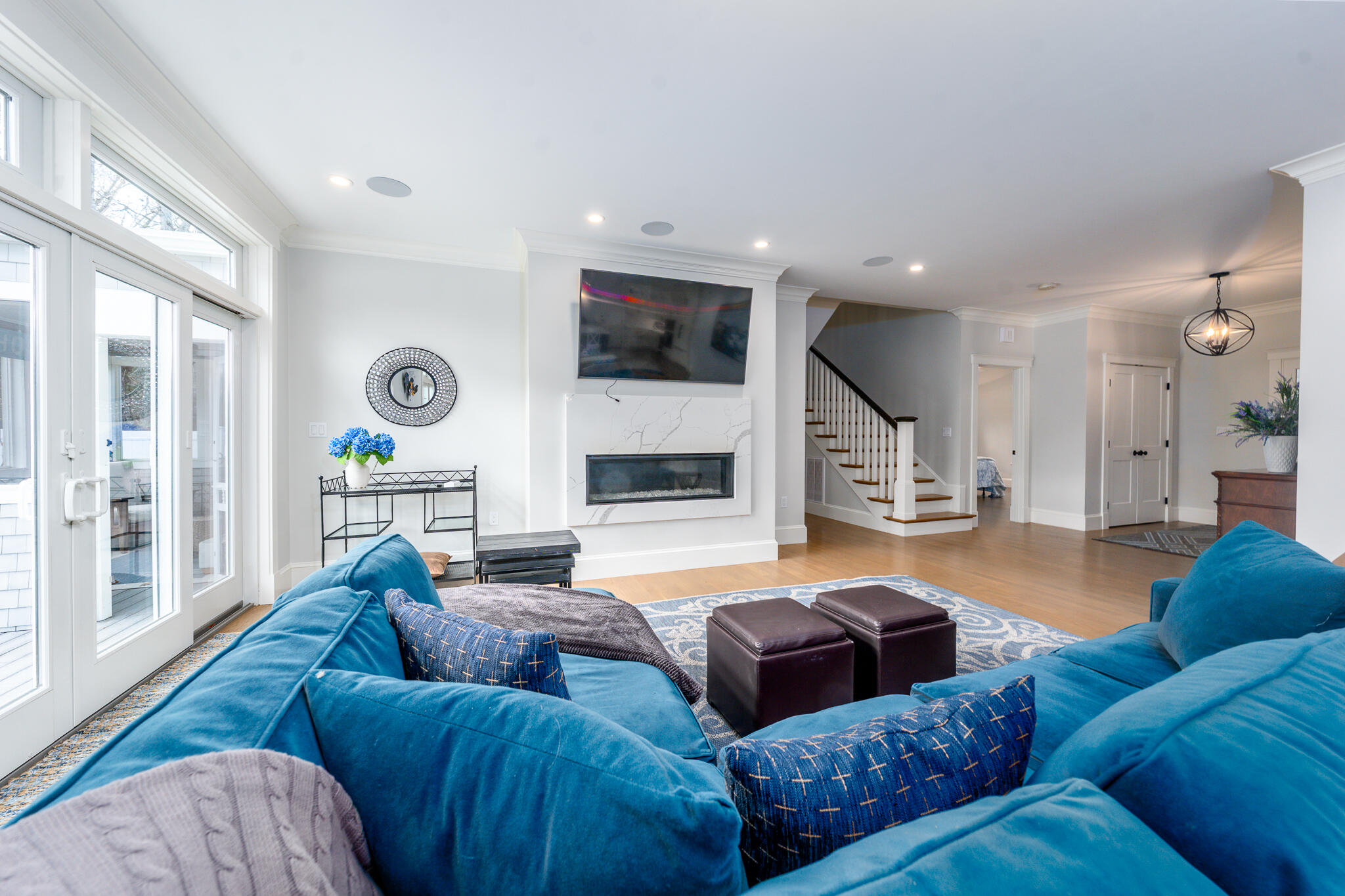 67 Fire Station Road Osterville, MA 02655 - Photo 18 of 53 a living room with furniture and a flat screen tv