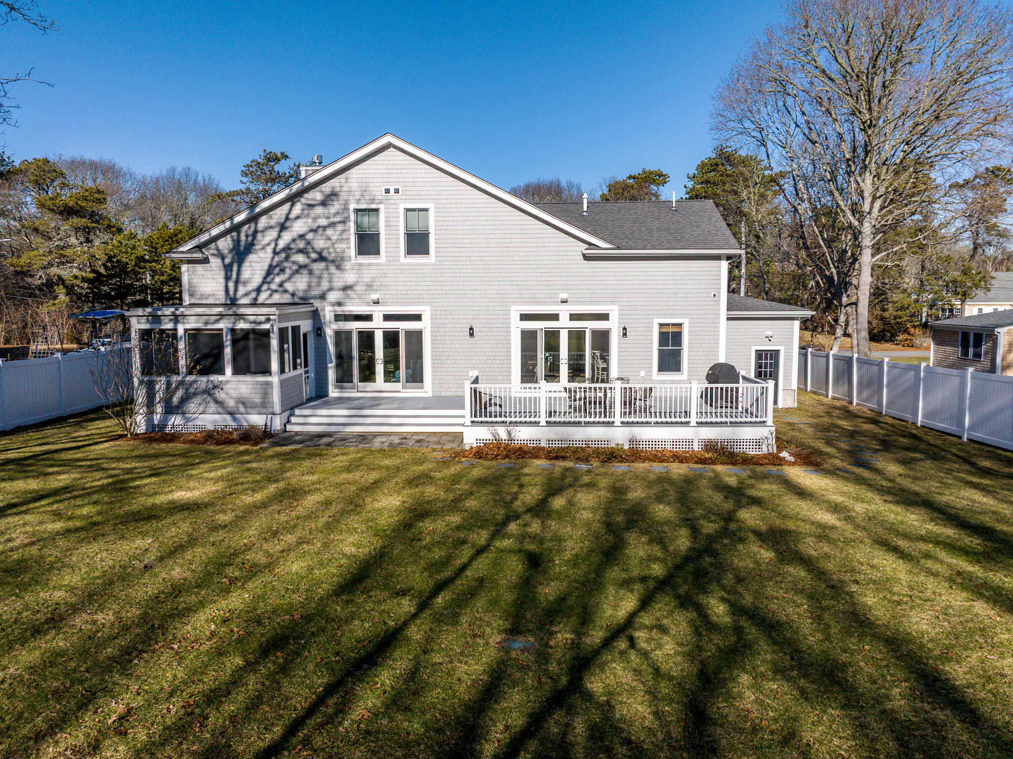 67 Fire Station Road Osterville, MA 02655 - Photo 45 of 53 a front view of a house with swimming pool