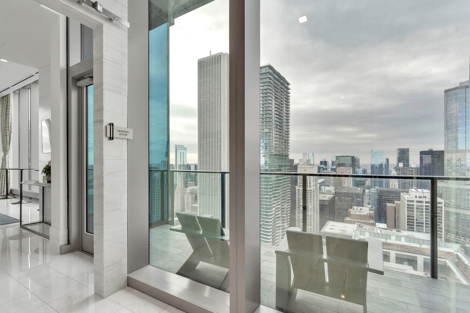 363 East Wacker Drive, Unit 1402 Chicago, IL 60601 - Photo 37 of 75 a balcony with furniture