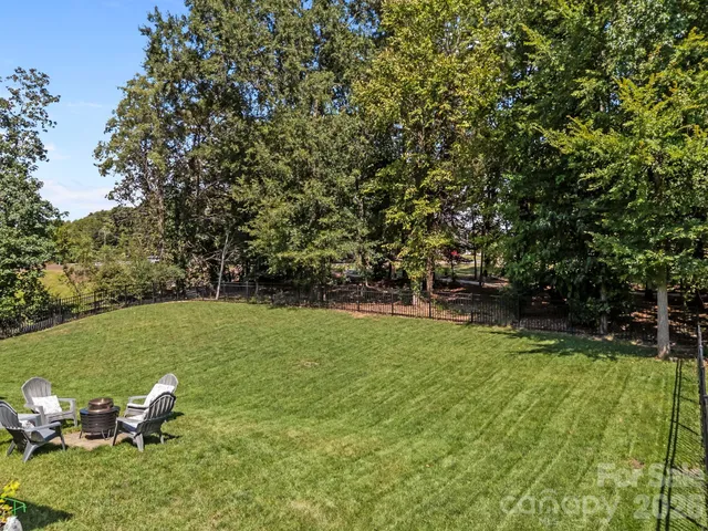 a house view with a seating space