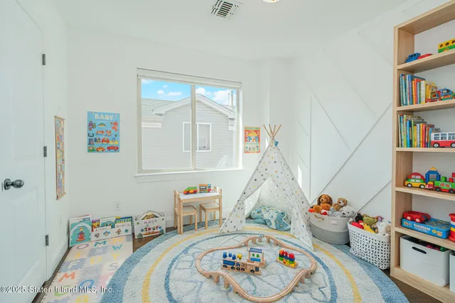 a play room with toys