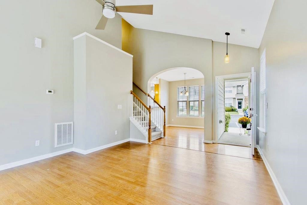 3609 Sugar Tree Place Durham, NC 27713 - Photo 9 of 22 a view of an entryway with wooden floor