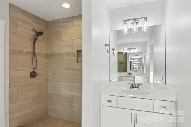 a view of a storage & utility room with a window
