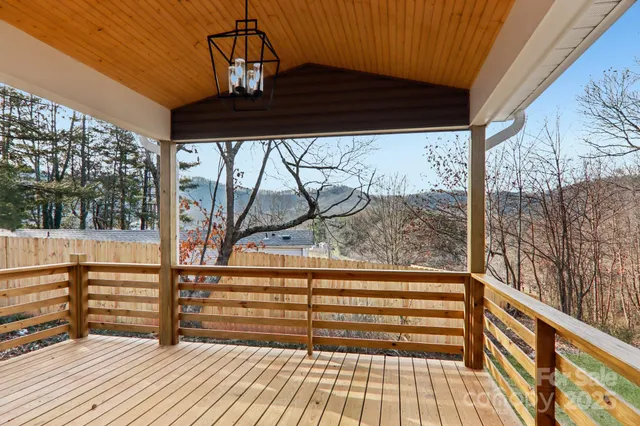 a view of outdoor space and deck