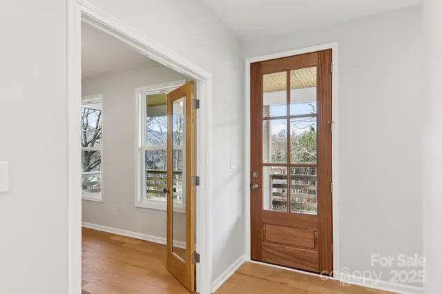 a view of an entryway of house