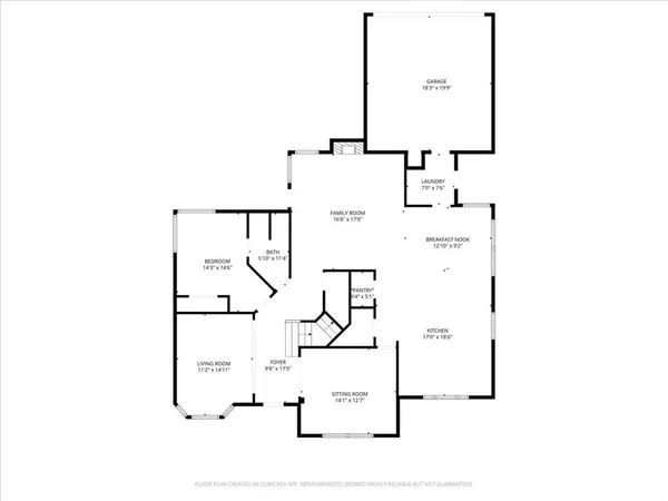 a picture of floor plan
