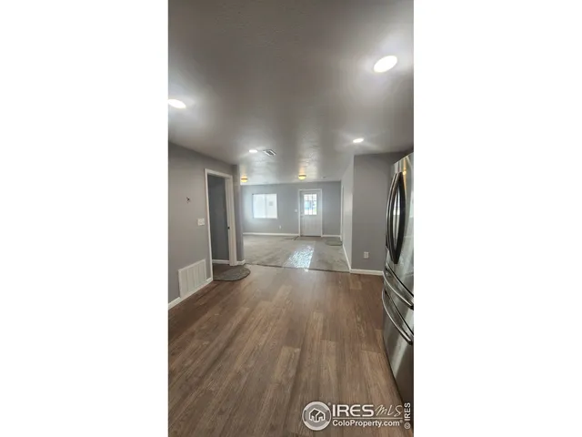 a view of an empty room