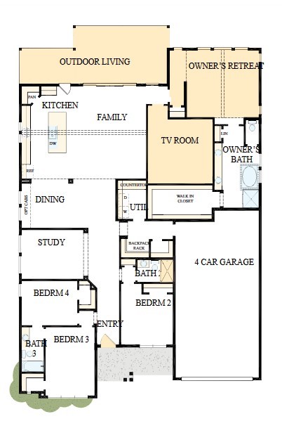 18023 Lobos Point Lane Conroe, TX 77302 - Photo 11 of 11 The success of a floor plan is the way you can move through it…You’ll be amazed at how well this home lives…We call it traffic patterns.