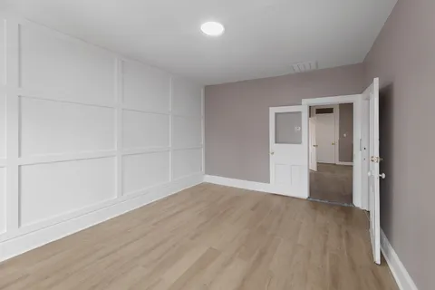 wooden floor in an empty room