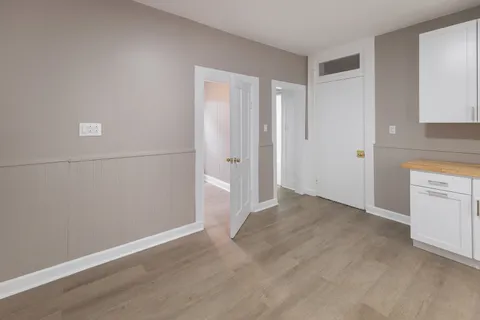 wooden floor in an empty room