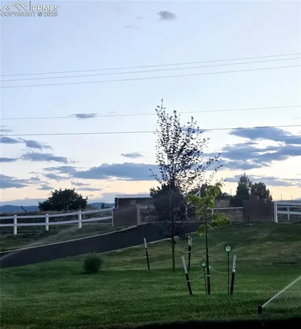 a view of outdoor space and yard