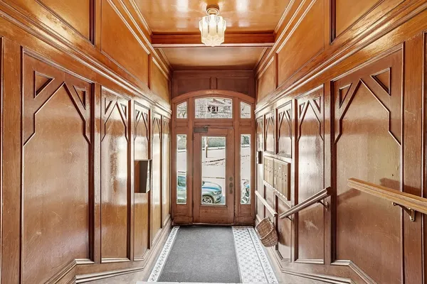 a view of front door