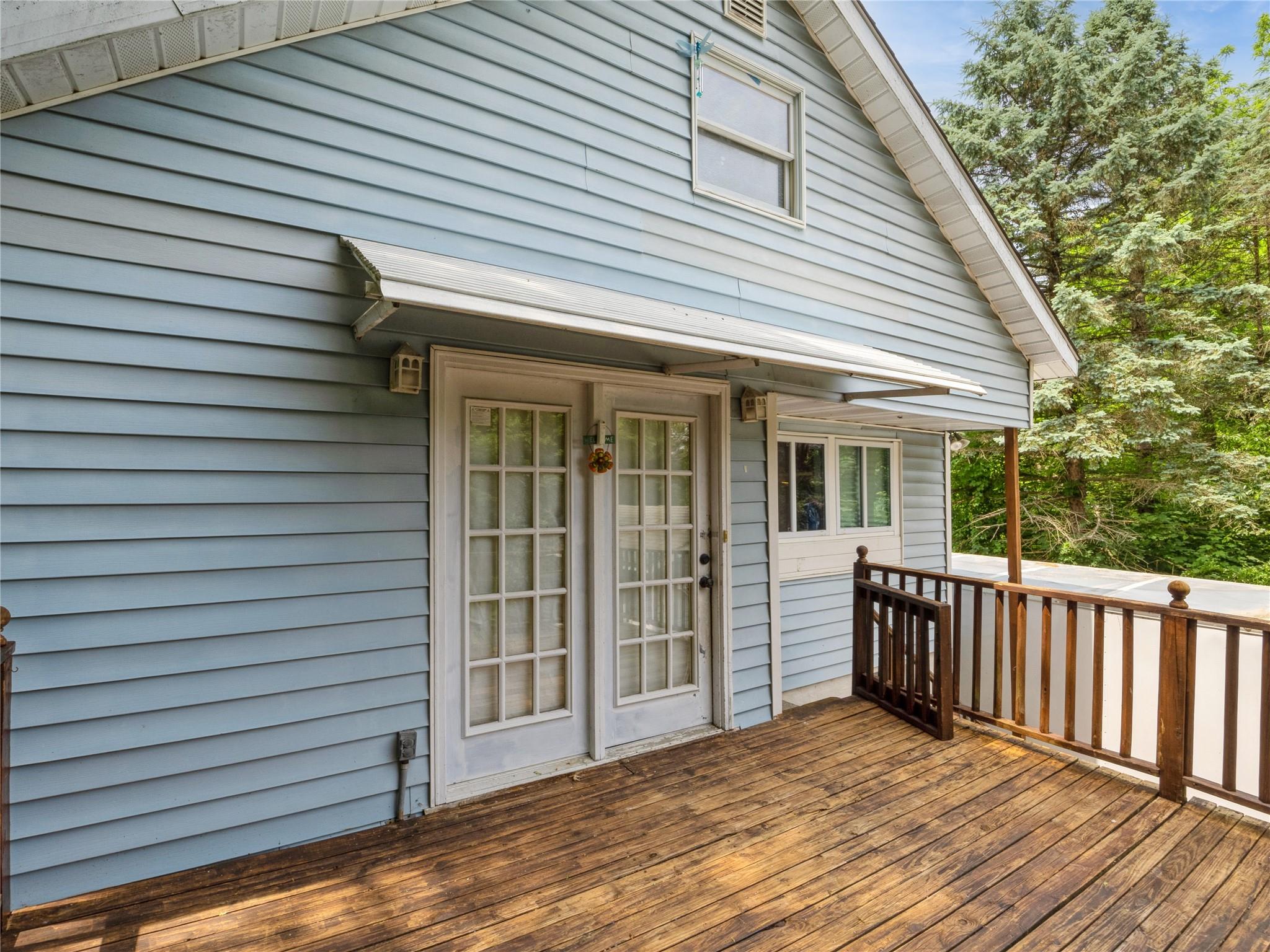 413 Vassar Road Poughkeepsie, NY 12603 - Photo 34 of 38 a view of a house with a roof deck