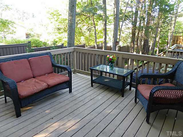 737 Benchmark Drive Raleigh, NC 27615 - Photo 2 of 14 a view of a wooden deck with furniture