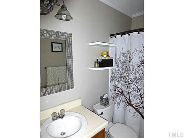 737 Benchmark Drive Raleigh, NC 27615 - Photo 10 of 14 a bathroom with a sink toilet and shower