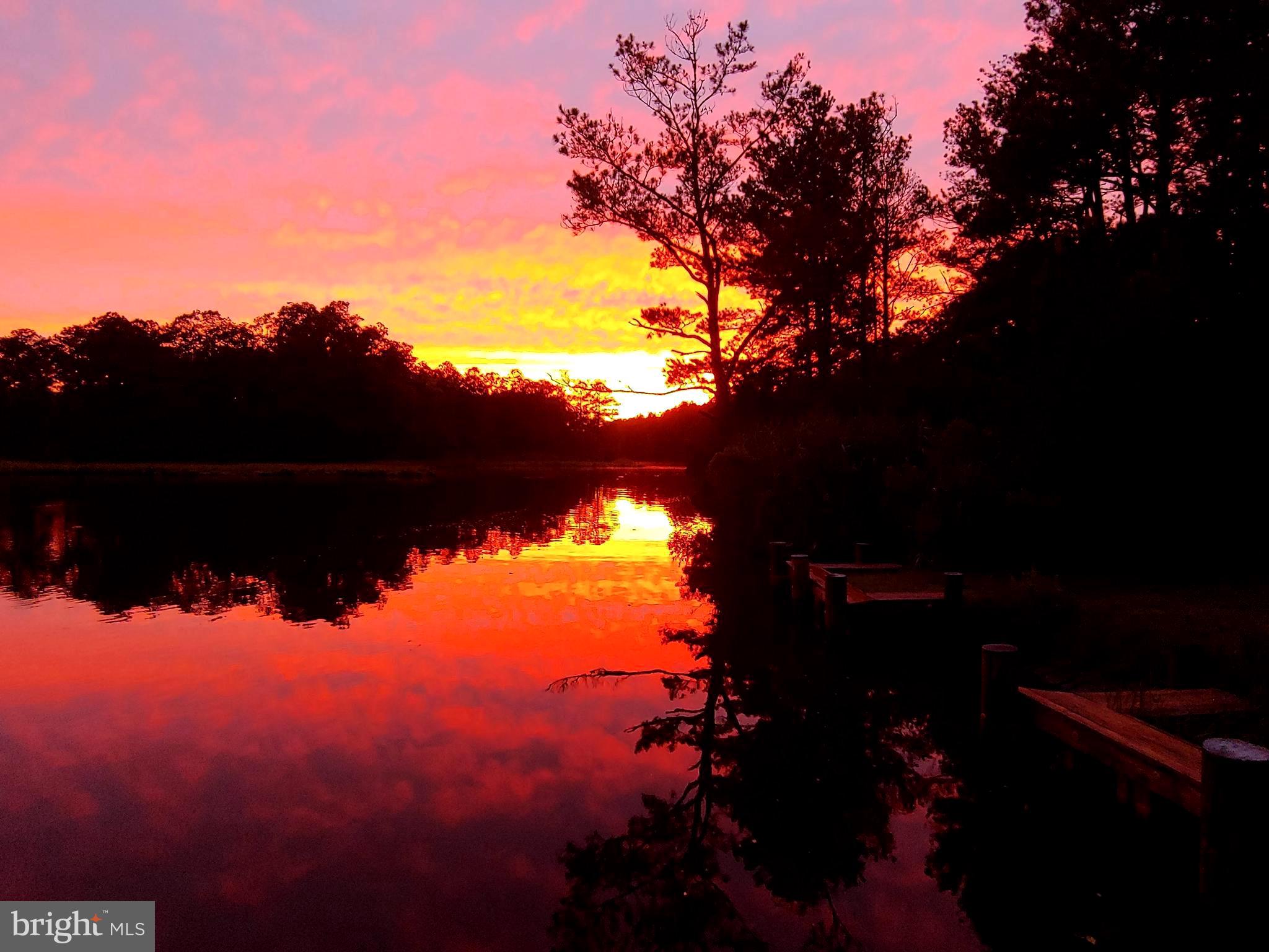 9508 Croppers Island Road Newark, MD 21841 - Photo 13 of 50 Ever-Changing Painterly Sunsets!