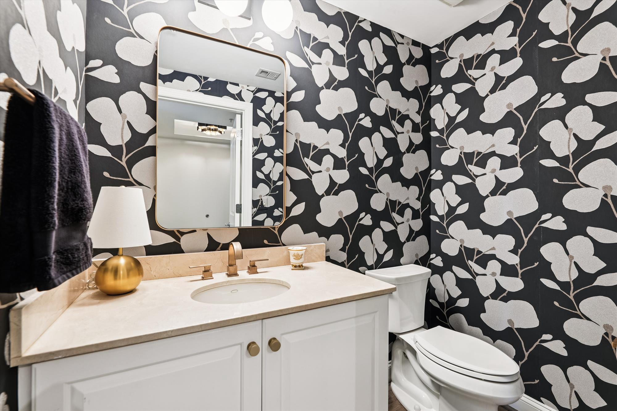 2501 Wisconsin Avenue Northwest, Unit 7 Washington, DC 20007 - Photo 12 of 28 a bathroom with a sink toilet and mirror