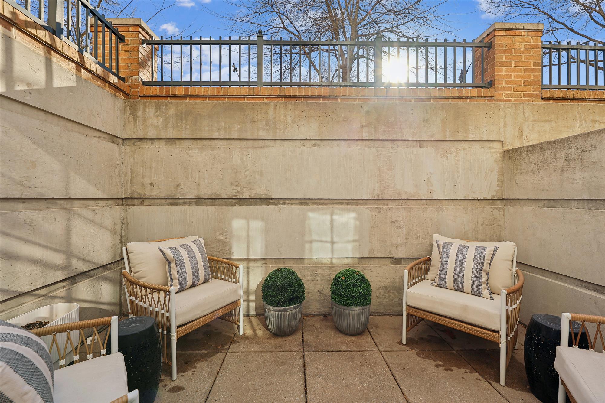 2501 Wisconsin Avenue Northwest, Unit 7 Washington, DC 20007 - Photo 14 of 30 Charming outdoor patio