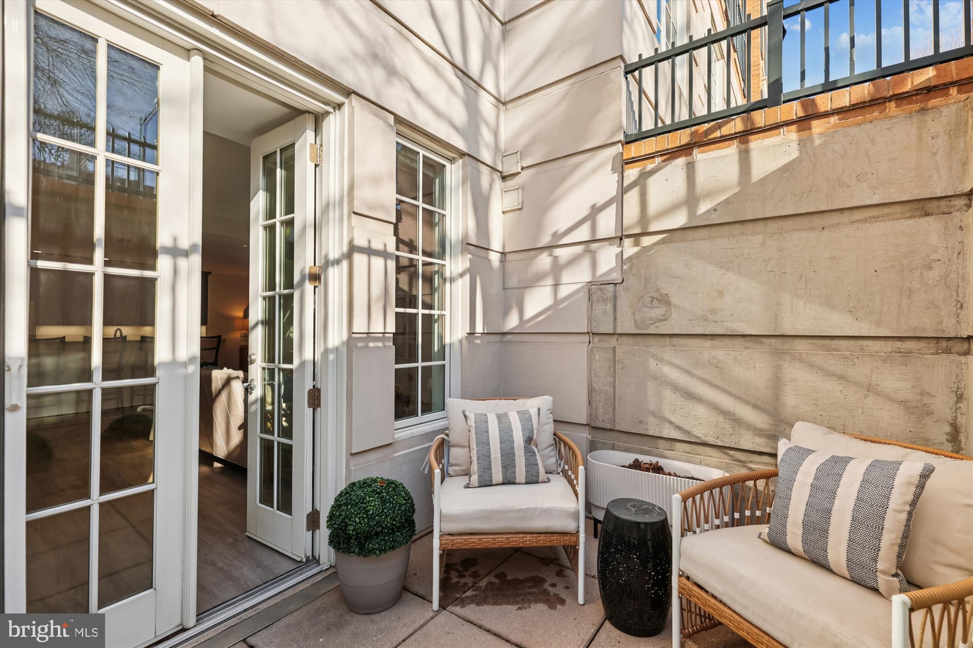 2501 Wisconsin Avenue Northwest, Unit 7 Washington, DC 20007 - Photo 16 of 30 Charming outdoor retreat with sunlight.