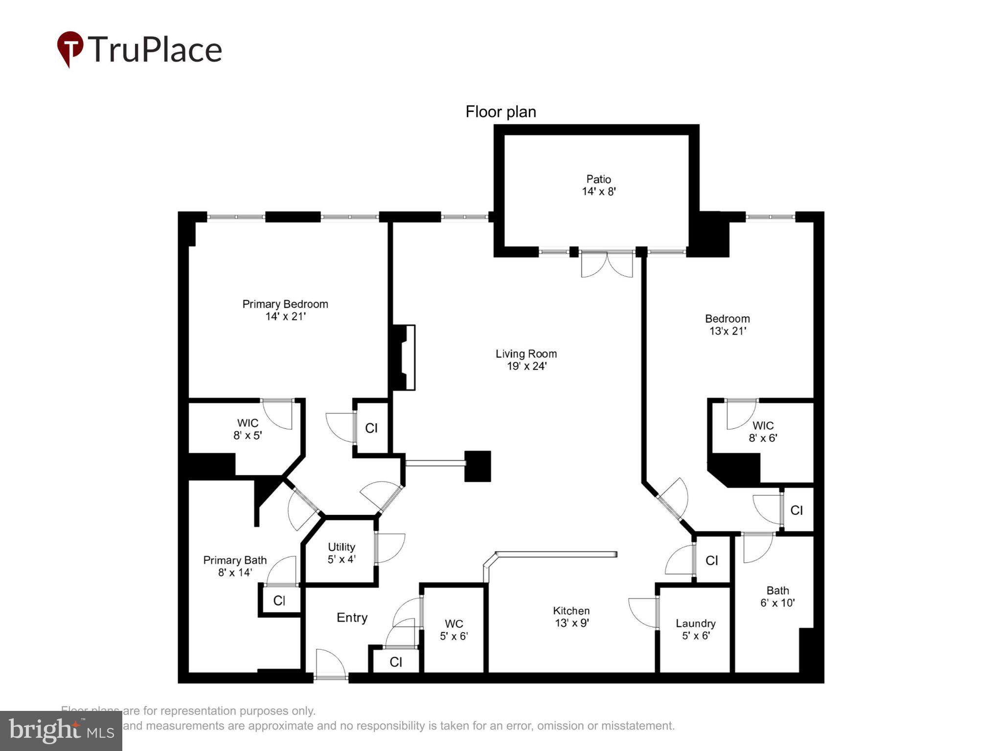 2501 Wisconsin Avenue Northwest, Unit 7 Washington, DC 20007 - Photo 30 of 30 Spacious and functional floor plan layout.