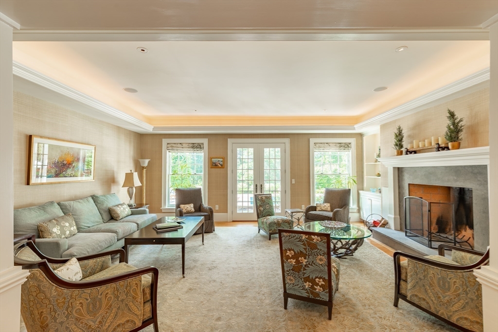 19 High Ridge Drive Mattapoisett, MA 02739 - Photo 14 of 30 a living room with furniture and a fireplace
