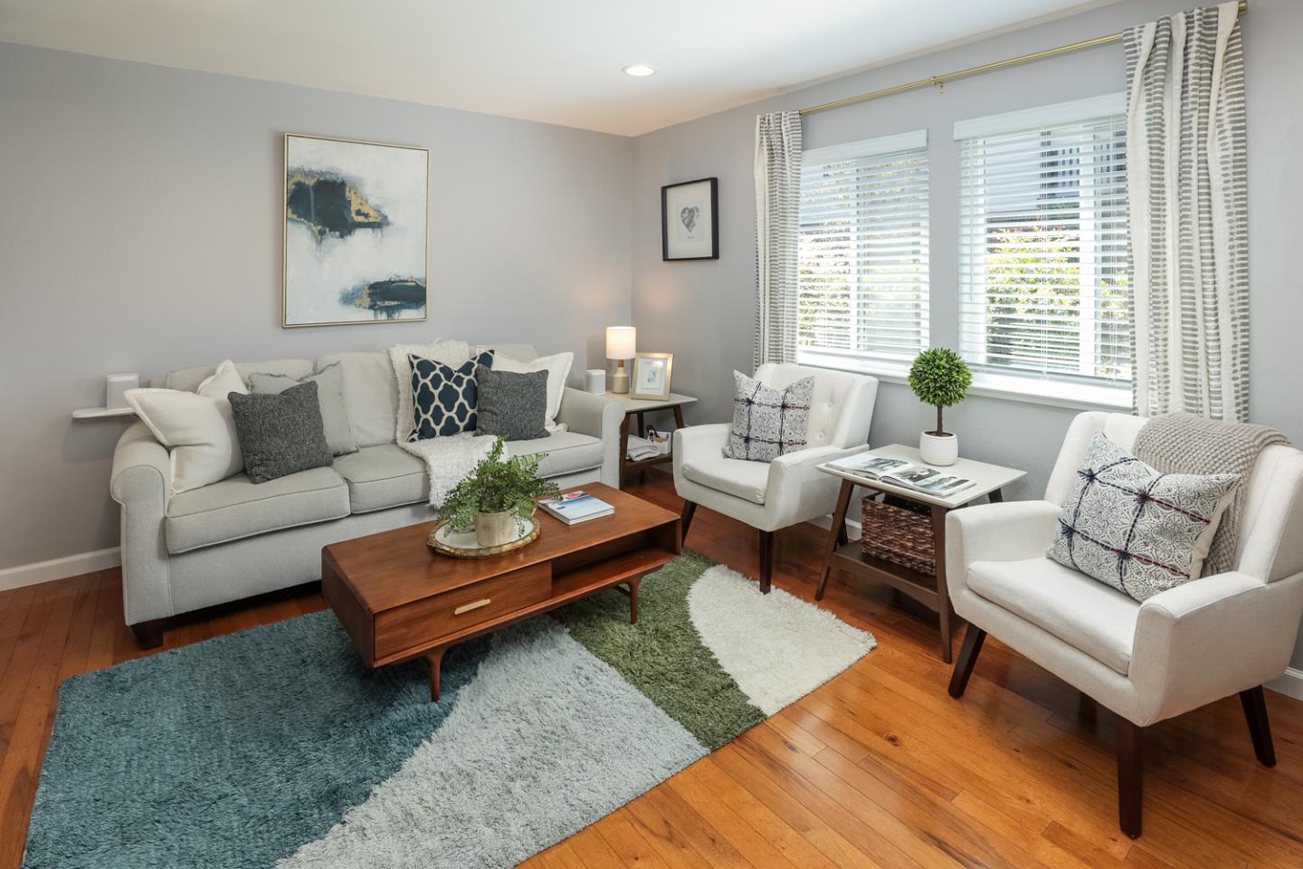 1394 North Loop Drive San Jose, CA 95126 - Photo 3 of 40 a living room with furniture couches and a large window