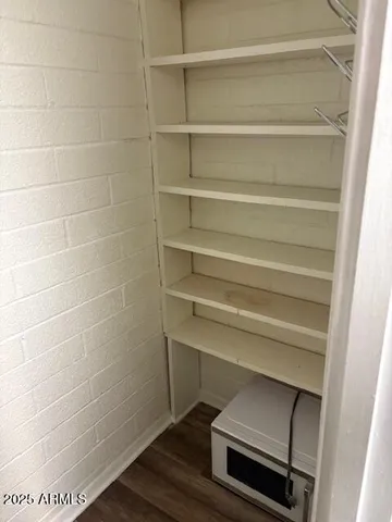 a view of wooden floor