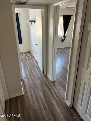 wooden floor in an empty room