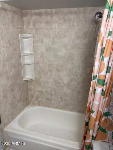 a view of a balcony with an outdoor space