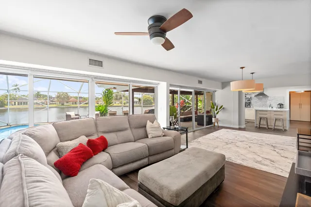 a very nice looking room with a large window