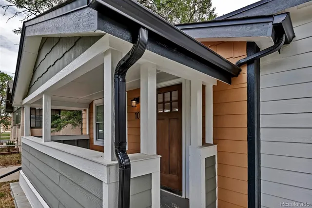 a view of front door