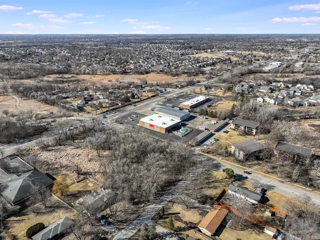 a view of road with trees