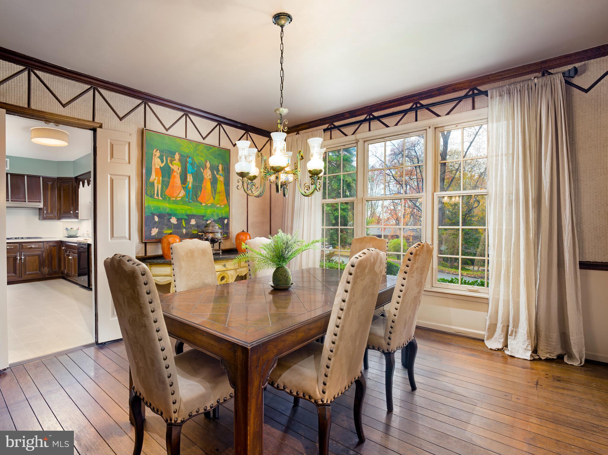 1345 Valley Road Villanova, PA 19085 - Photo 20 of 60 a view of a dining room with furniture window and wooden floor
