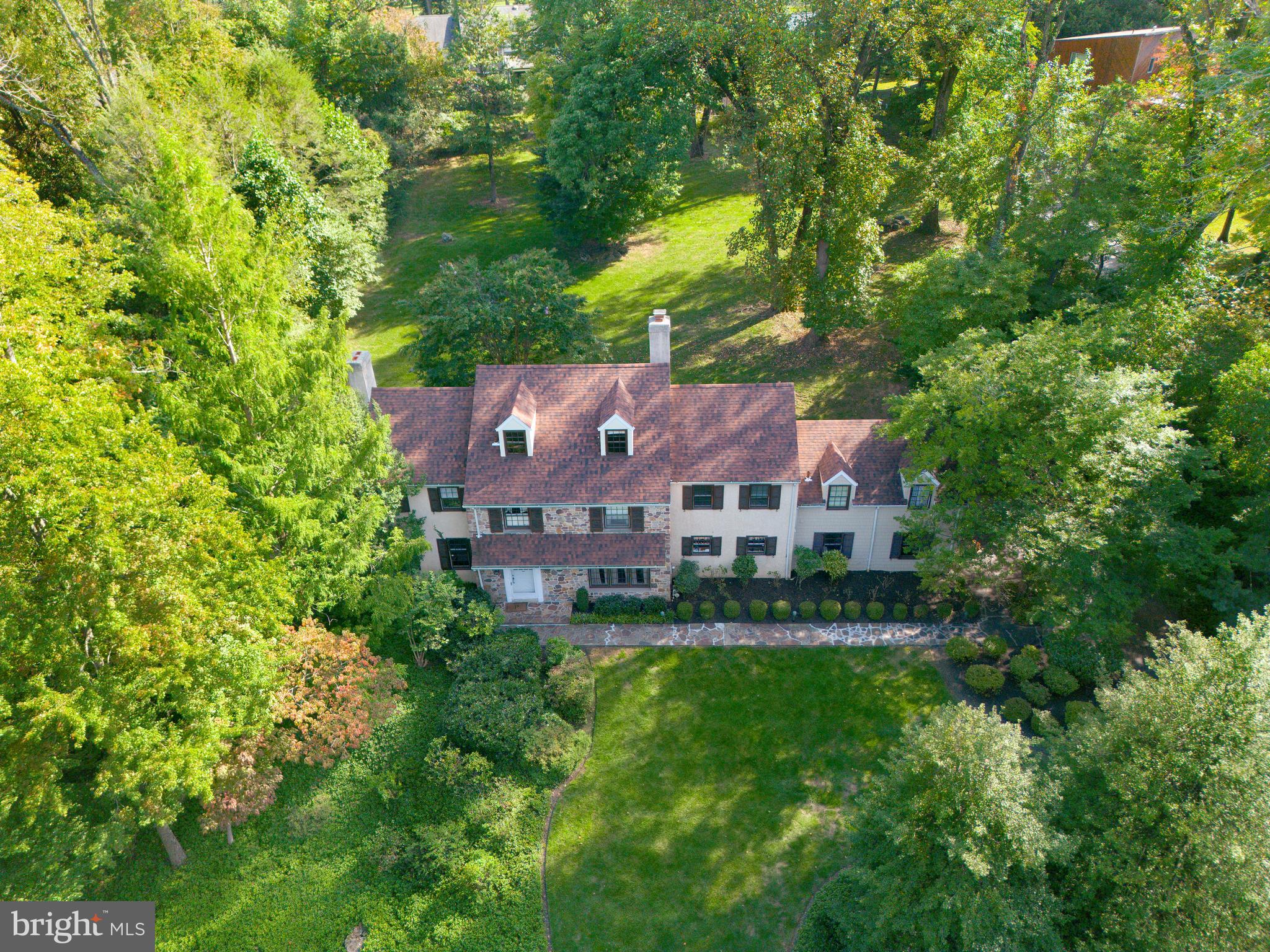 1345 Valley Road Villanova, PA 19085 - Photo 6 of 60 an aerial view of a house