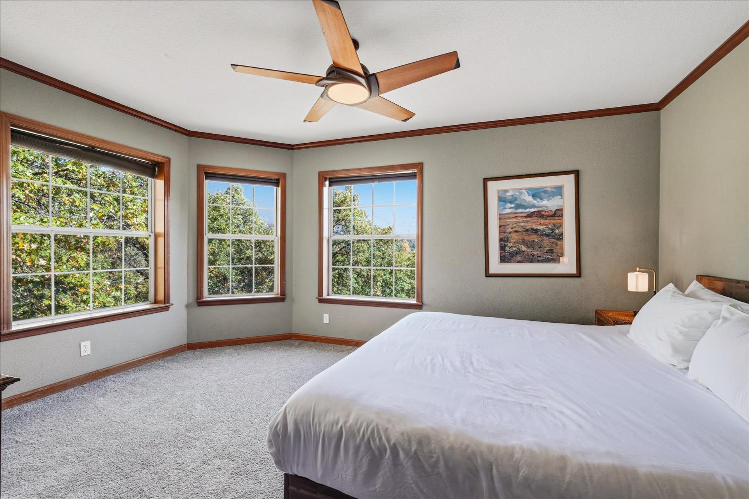 59484 Cascadel Road North Fork, CA 93643 - Photo 46 of 95 a bedroom with a large bed and a large window