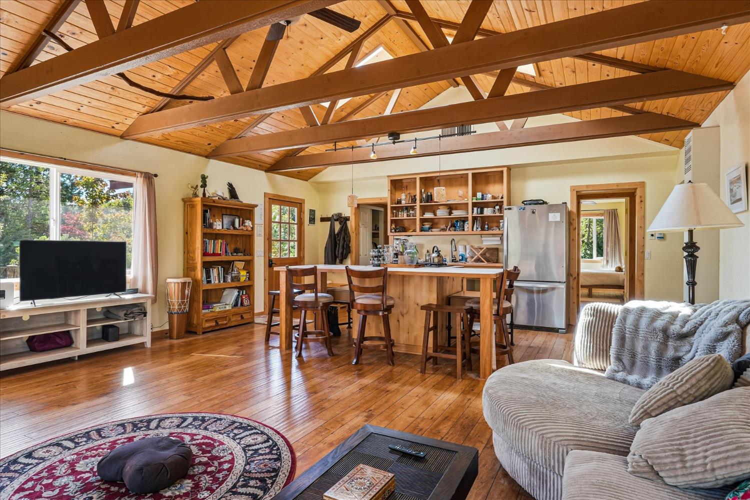 59484 Cascadel Road North Fork, CA 93643 - Photo 67 of 95 a living room with furniture and a flat screen tv