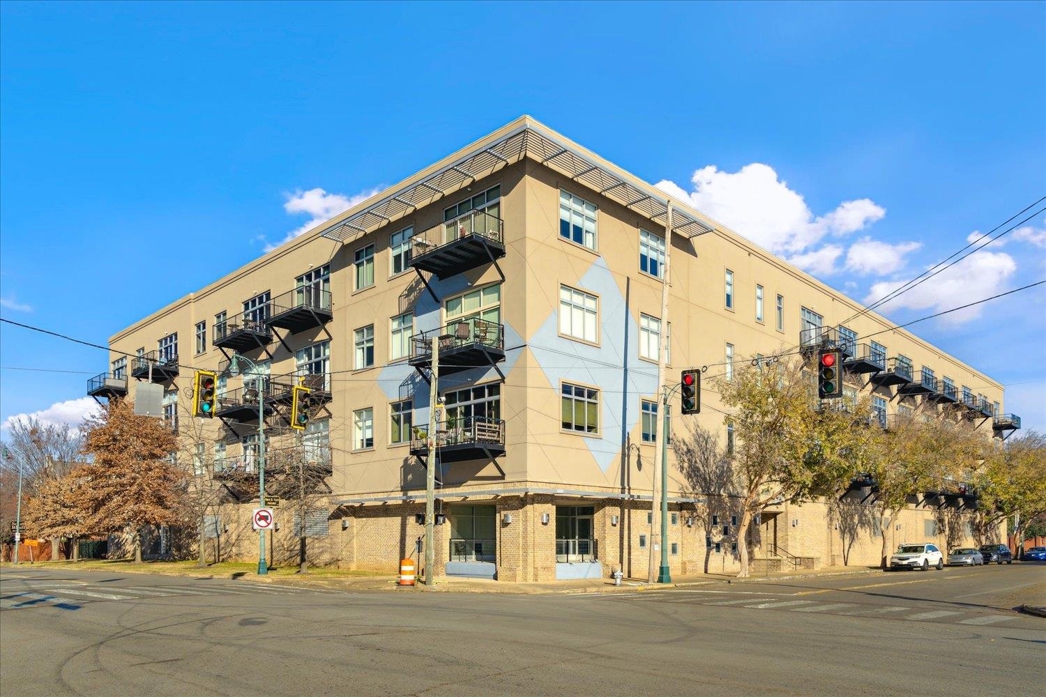 a view of a large building