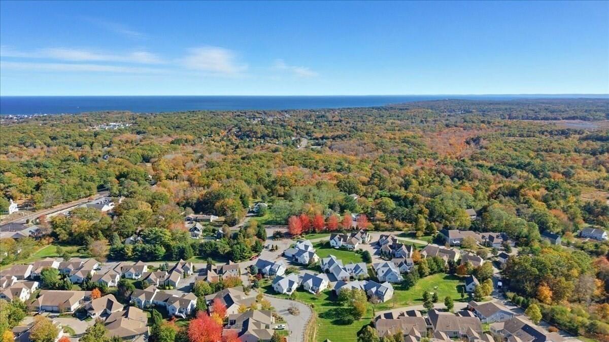 4 Old Field Road Plymouth, MA 02360 - Photo 38 of 42 an aerial view of house with yard and mountain view in back