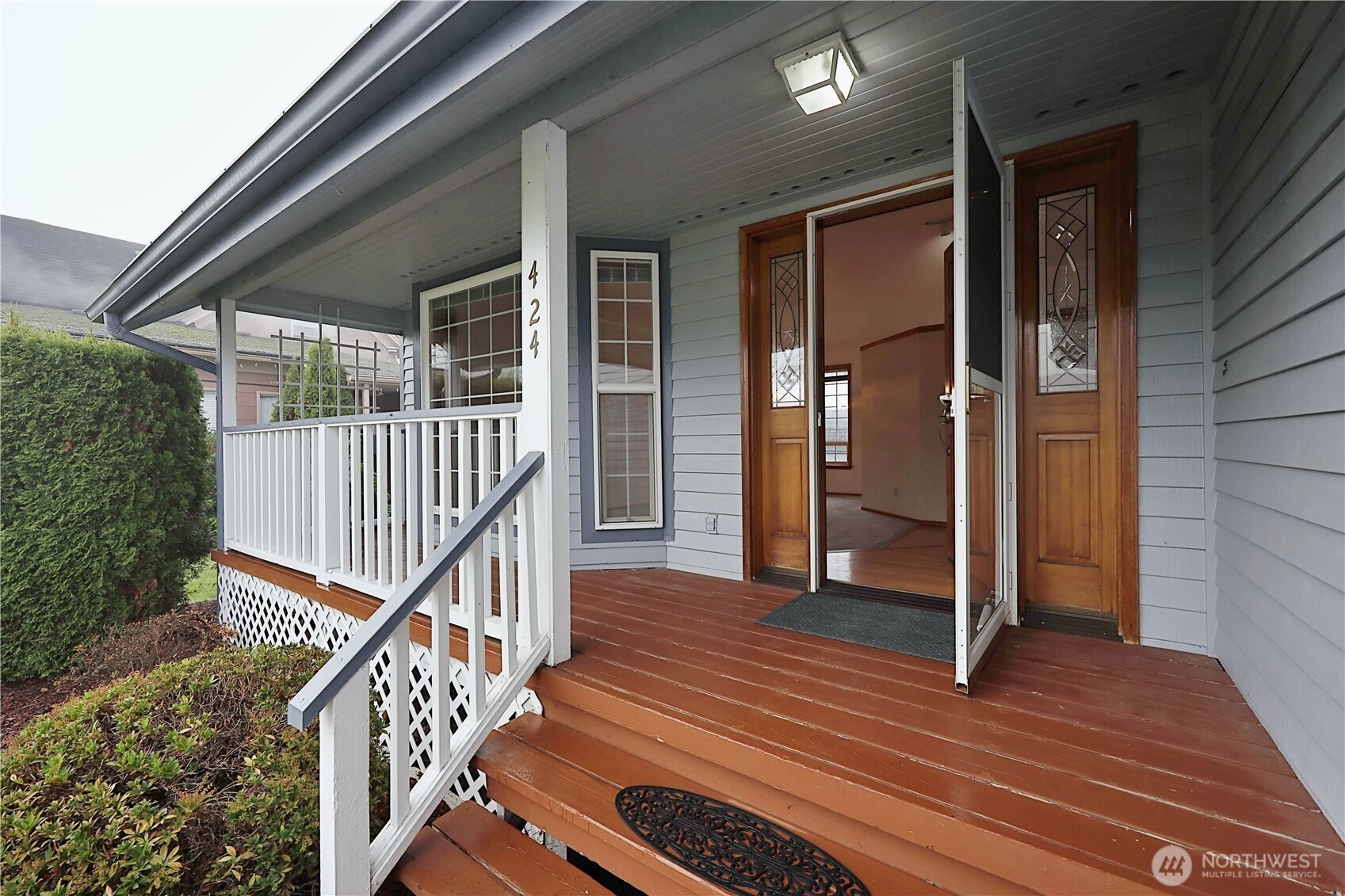 424 16th Street Southwest Puyallup, WA 98371 - Photo 2 of 39 a view of front door deck and deck