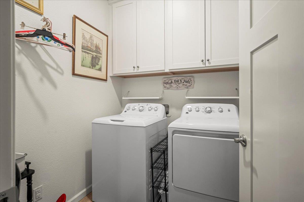 12791 Evanston Way Rancho Cordova, CA 95742 - Photo 19 of 54 The Laundry Room. Conveniently located upstairs with storage cabinets.