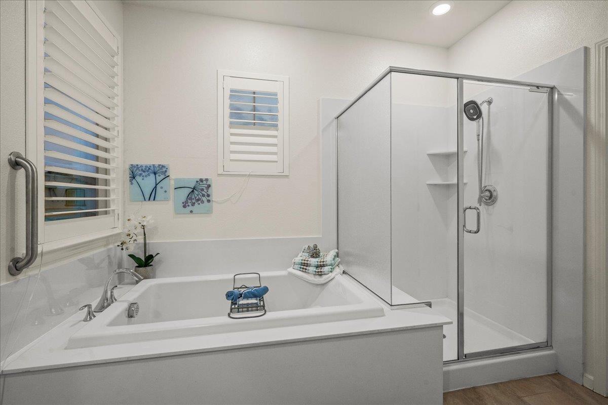 12791 Evanston Way Rancho Cordova, CA 95742 - Photo 23 of 54 a bathroom with a sink and a mirror