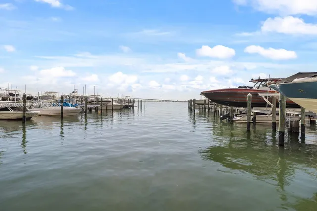 a view of a lake with a sitting space
