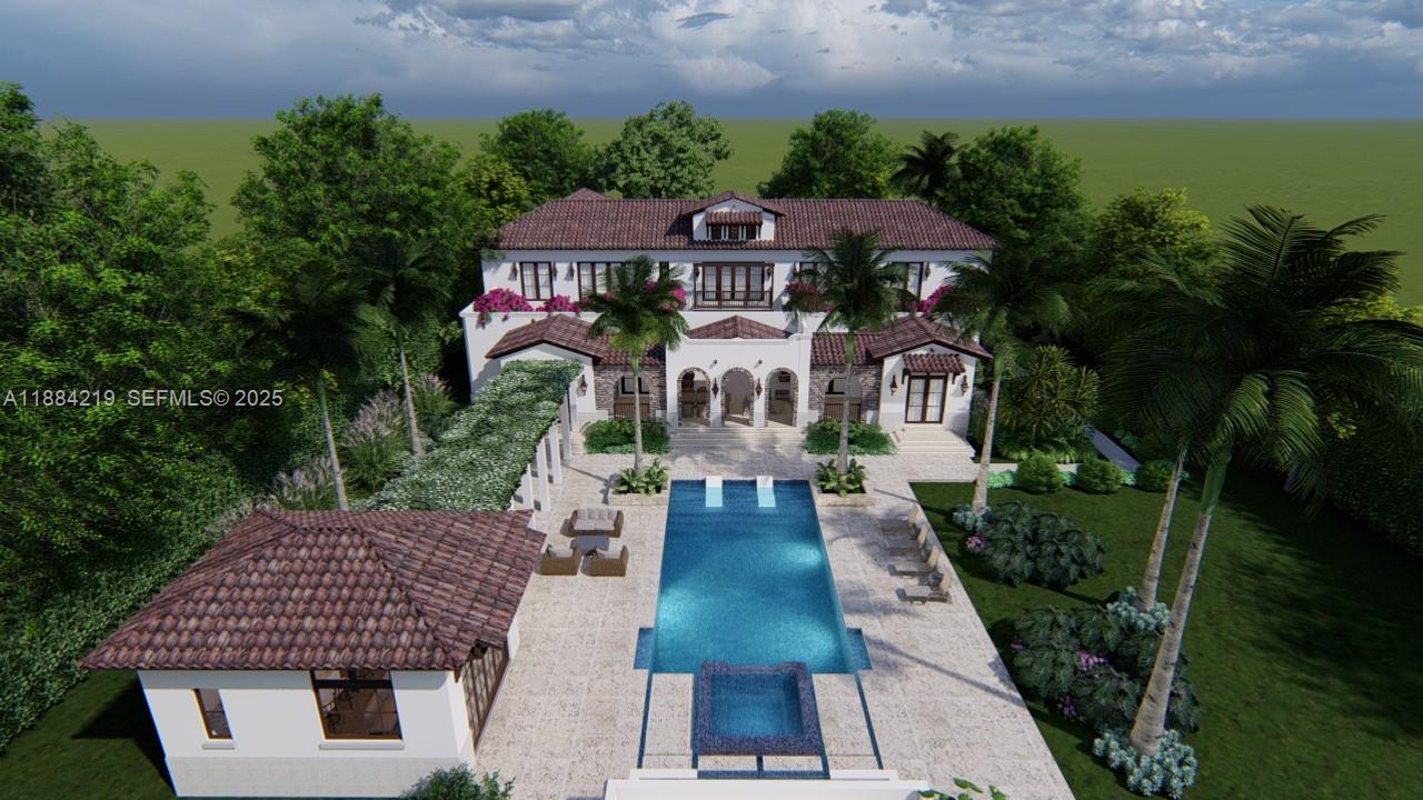 6460 Southwest 94th Street Pinecrest, FL 33156 - Photo 7 of 43 an aerial view of a house