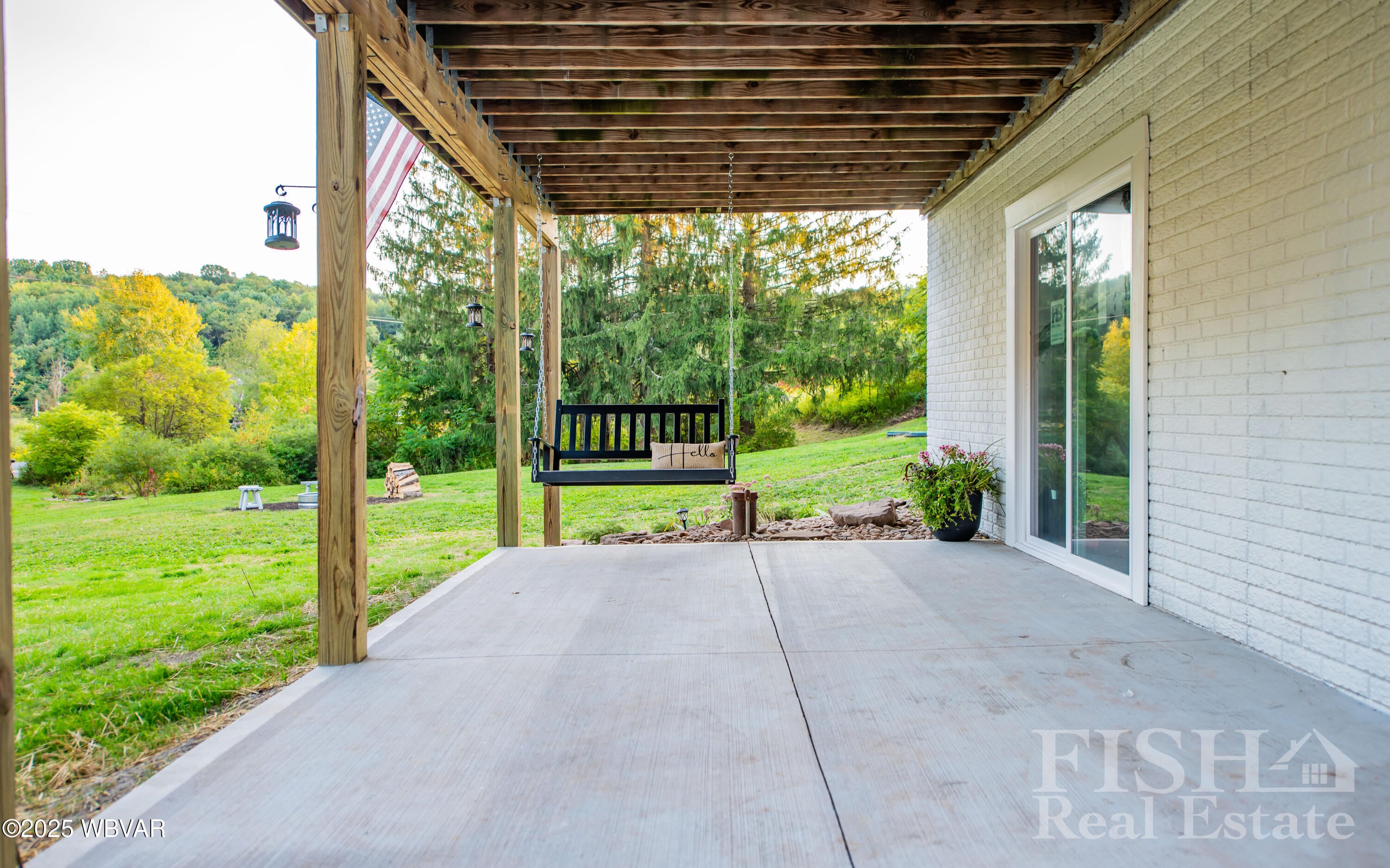 207 Baker Road Trout Run, PA 17771 - Photo 7 of 56 Downstairs Patio With Swing.