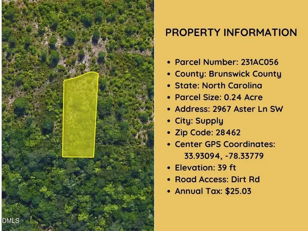 $14,884 | 2967 Aster Lane Southwest, Supply, NC 28462